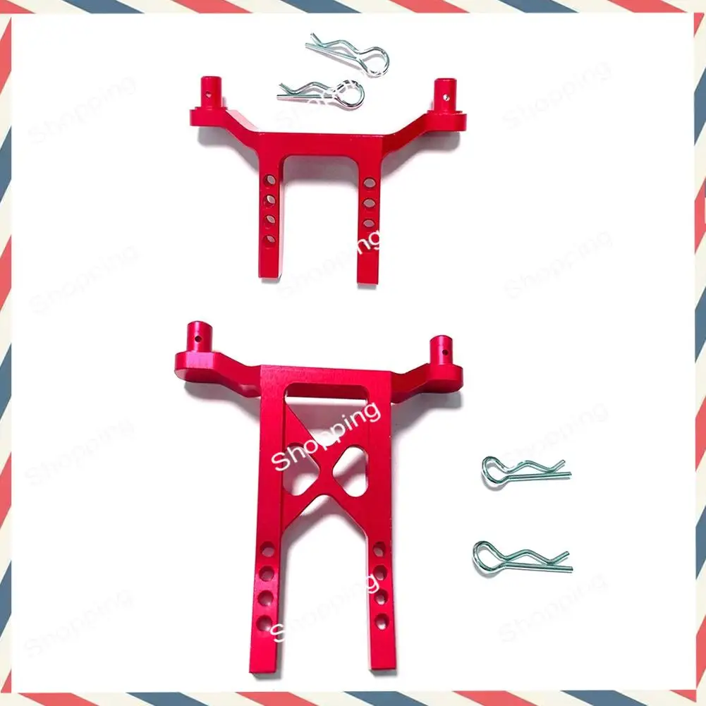

M20K New Metal Upgrade Parts Kit Caster Block Steering Blocks Suspension Arm For Traxxas Latrax Teton 1/18 RC Car Red Parts