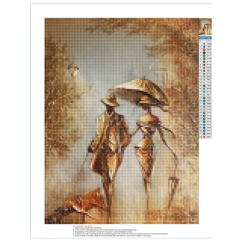 Scenario pittura diamante fai da te violino ricamo mosaico punto croce Kit trapano completo diamante strass immagine d\'arte decorazioni per la casa