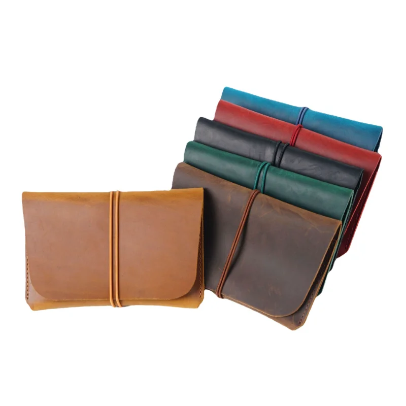

Passport Holder Cover with Credit ID Card Holder Crazy Horse Leather Vintage Customizable Business Card Wallet Wholesale