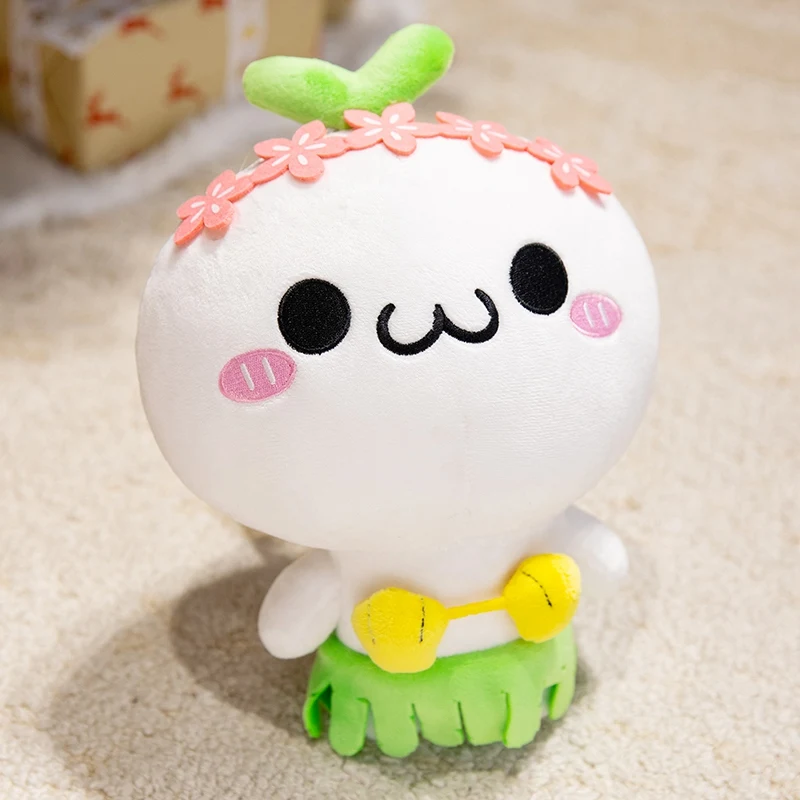 

Cute Summer Style Long Grass Yan Tuanzi Plush Toy 2 Designs Soft Fluffy Stuffed Doll for Home Decor and Gifts.
