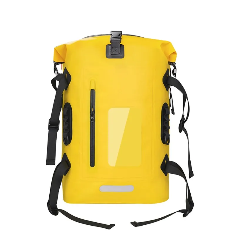30L waterproof bag, outdoor hiking, camping, mountaineering, large-capacity backpack.