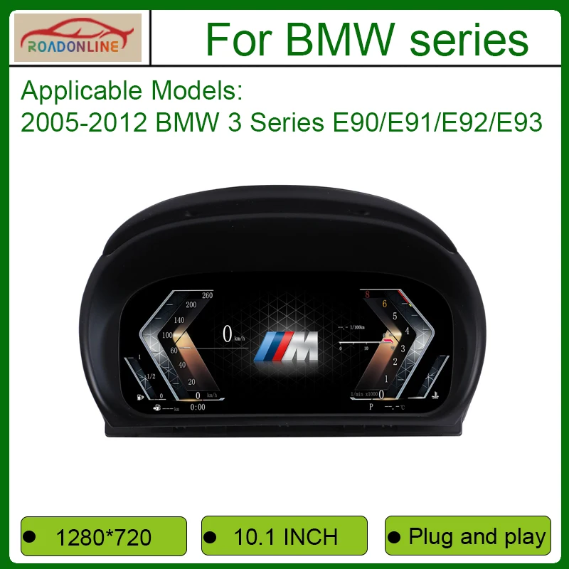 

2025 New Lcd Digital Dashboard Cluster Digital For 2005-2012 BMW 3 Series E90/E91/E92/E93 Virtual Cockpit Instrument
