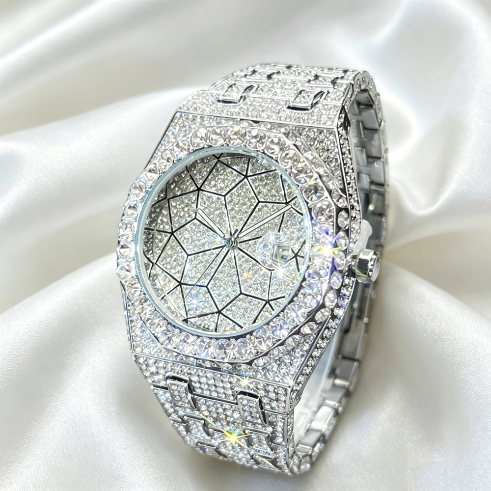 ساعة يد رجالية فاخرة مرصعة بال - مراجعة Jewelry And Watches Luxury Brand وسعره