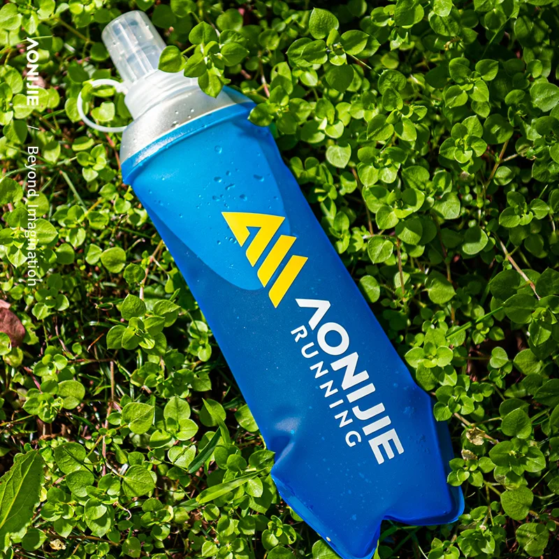 AONIJIE SD71 500ml Outdoor Sports Bevel Water Bottle Soft Flask Hydration Kettle BPA Free For Running Traveling Hiking Cycling