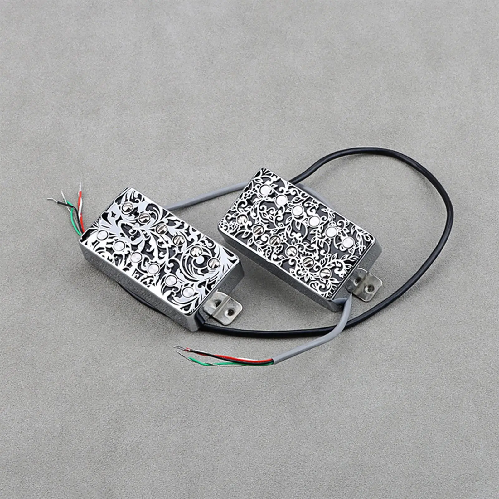 Double Coil Electric Guitar Pickup Humbucker Alnico 5 Low Noise High Output Universal Metal Fit for LP Guitar Neck Bridge