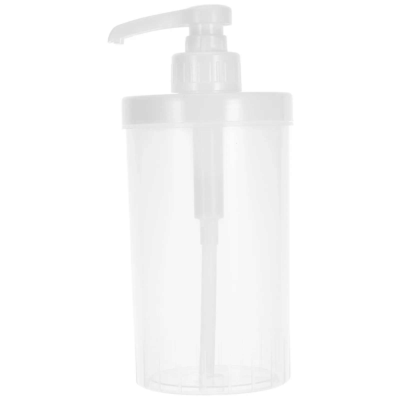 

Syrup Dispenser Bottle Plastic Hand Press Design for Coffee Syrup Sauce Storage Easy Operation Versatile Kitchen Tool