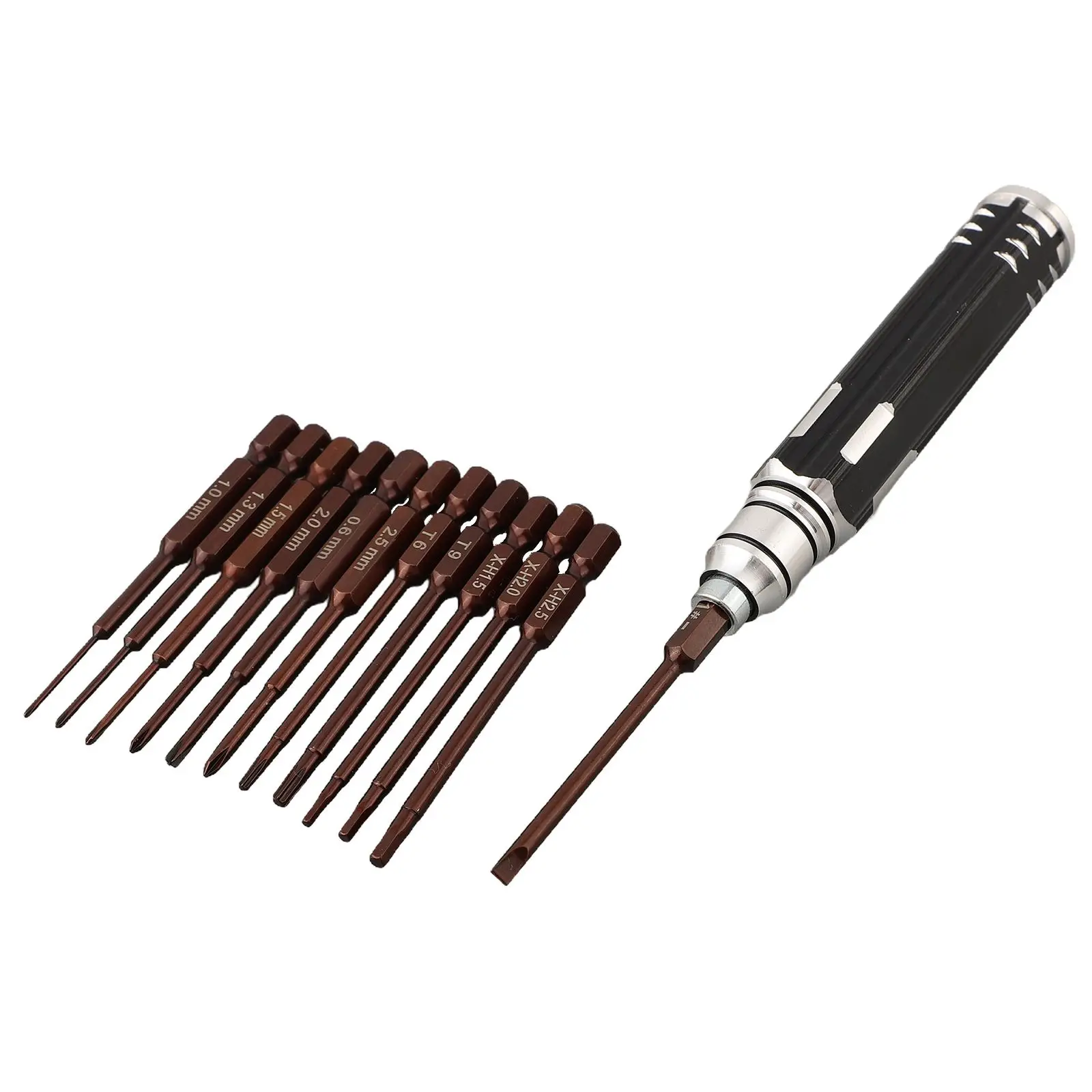 

Kit Screwdrivers Kit PH1.0 PH1.0/1.3/1.5/2.0/2.5mm PH2.0 Approx.T6 PH2.5mm Bit RC Boats Bits RC Cars New Practical