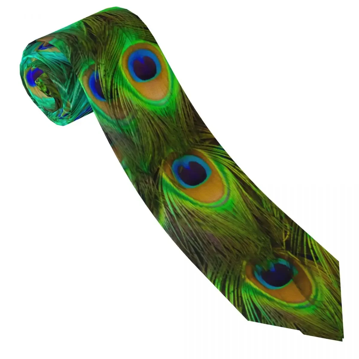 

Mens Tie Fashion Peacock Neck Ties Colorful Funny Classic Casual Collar Tie Design Cosplay Party Quality Necktie Accessories