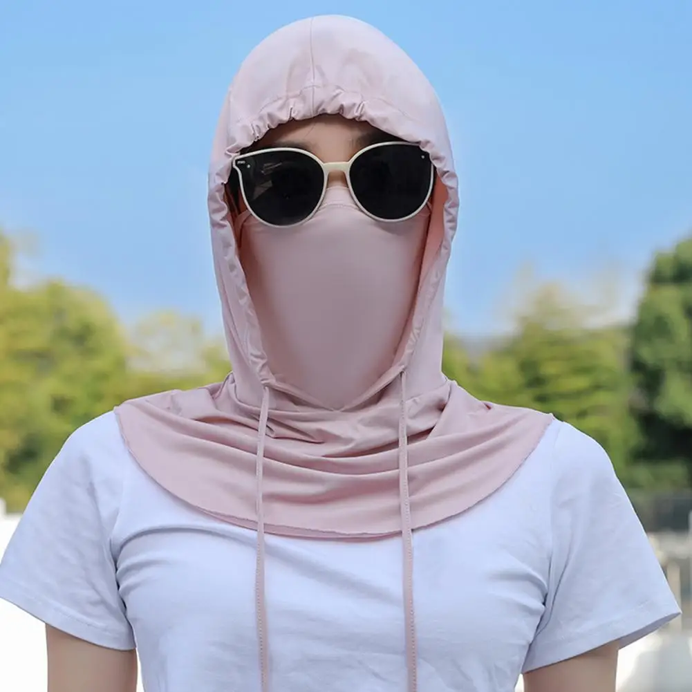 

Breathable Ice Silk Sun Hat - UPF50 Protection Wide Brim - Adjustable Unisex Summer Hat with Neck Flap