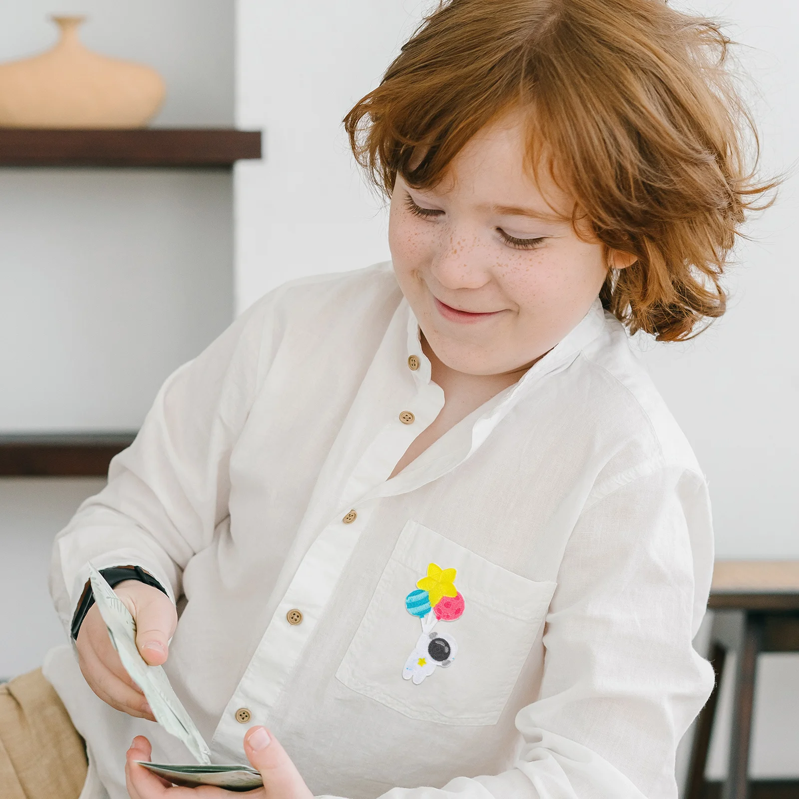 

5Pcs Astronaut Applique Embroidered Cloth Patches Durable Sewing Repair Accessories for Clothes Bags Hats DIY Astronaut Patches