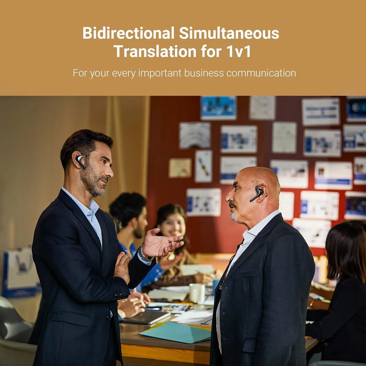 Timekettle W4 Pro AI Translator Oordopjes Bidirectionele Real-Time Vertaling in 40 talen Spraakondersteuning Meeting Assistant