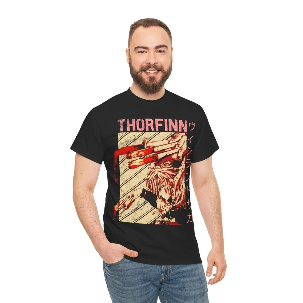 Vinland Saga Shirt,Thorfinn Askeladd,Manga Black TShirt,All Size