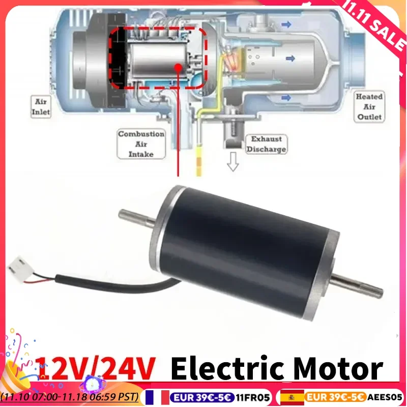 12V/24V 2KW 5KW Parking Heater Kits Car Diesel Air Heater Motors Parking Heater Kits Accessories For Eberspacher Webasto