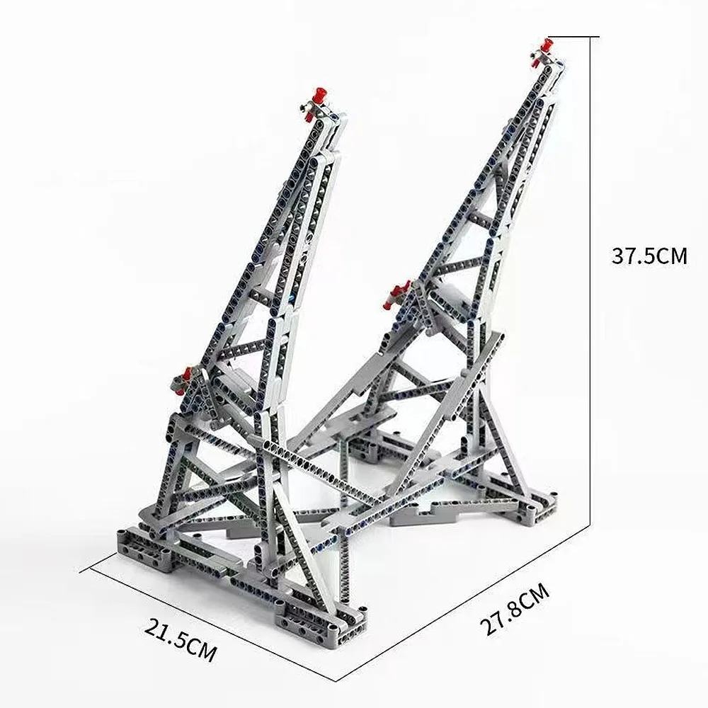 Suporte vertical técnico para ultimate millennium 75192 falcon moc compatível com 05132 star brinquedos acessórios modelo colecionável