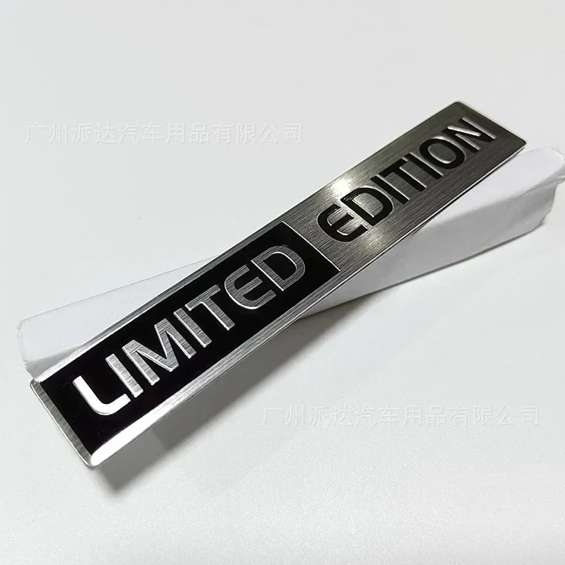 3D Aluminium Alloy Logo LIMITED EDITION Letters Fender Emblem Badge Rear Trunk Sticker Decal Car Accessories