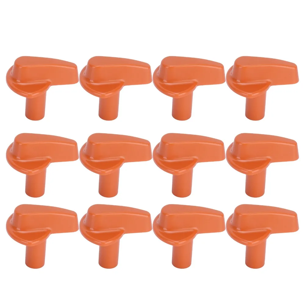 20PCS Orange Choke Knob Easy Installation Compact Choke Knob Kit for STIHL FS100 FS110 FS120 FS130 FS160 FS180 FS200 FS220 FS250