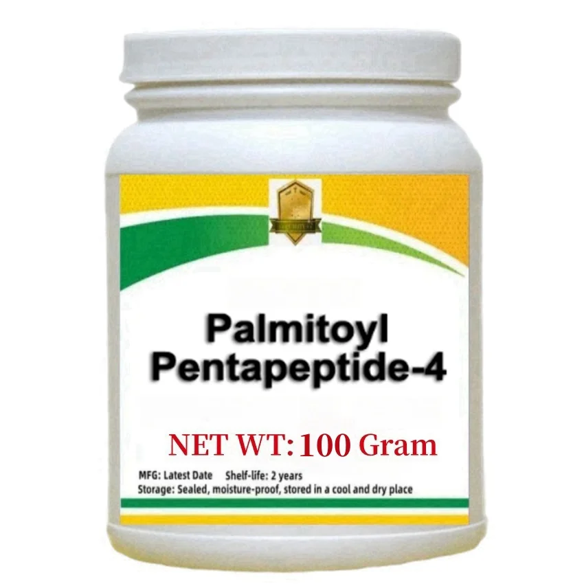 High Quality Palmitoyl Pentapeptide-4 Cosmetic Material Aactive Peptide Anti Wrinkle 100g