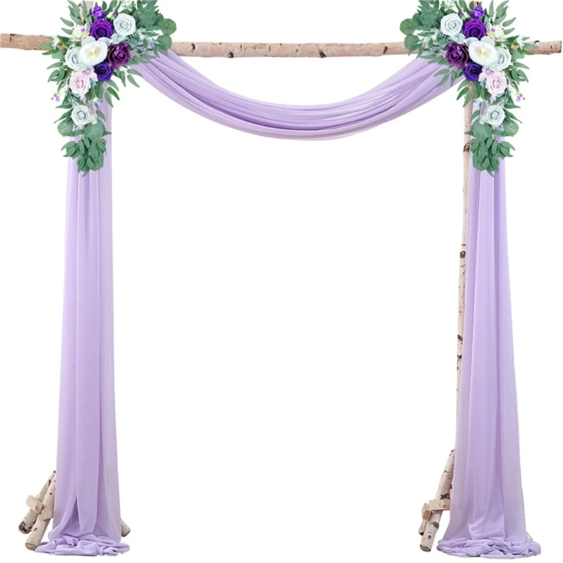 

Pearls Wedding Arch Backdrop For Wedding Decoration Elegant Breathable Wedding Arch Curtain Flowers Not Included
