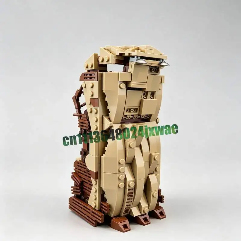 436 PCS Siege Tower Medieval Castle Model Custom Building Blocks DIY Creative Assembly Educational Toy Gift Collection Display