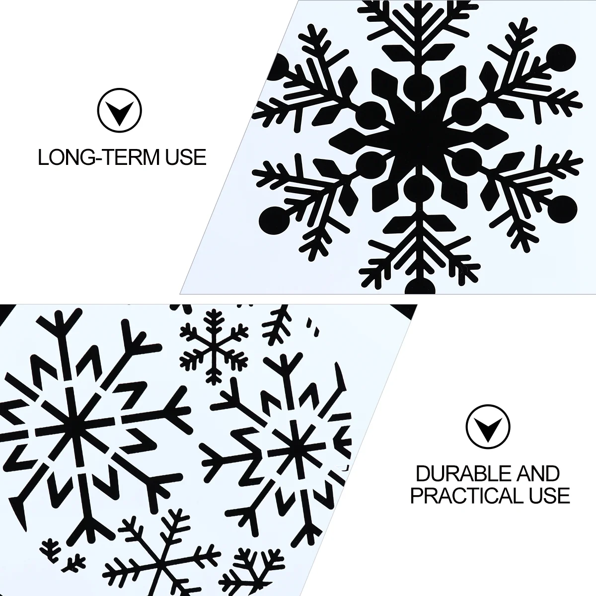 8 Pcs Snow Hollow Out Template Decor Christmas Stencil Cutting Machine Snowflake Plastic Drawing