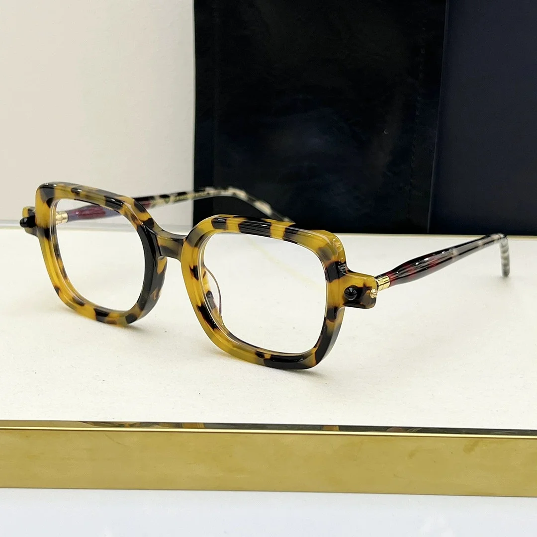 Belight 光学 MASKE P4 ドイツデザインマット手作りアセテート男性女性ヴィンテージレトロ眼鏡処方レンズ