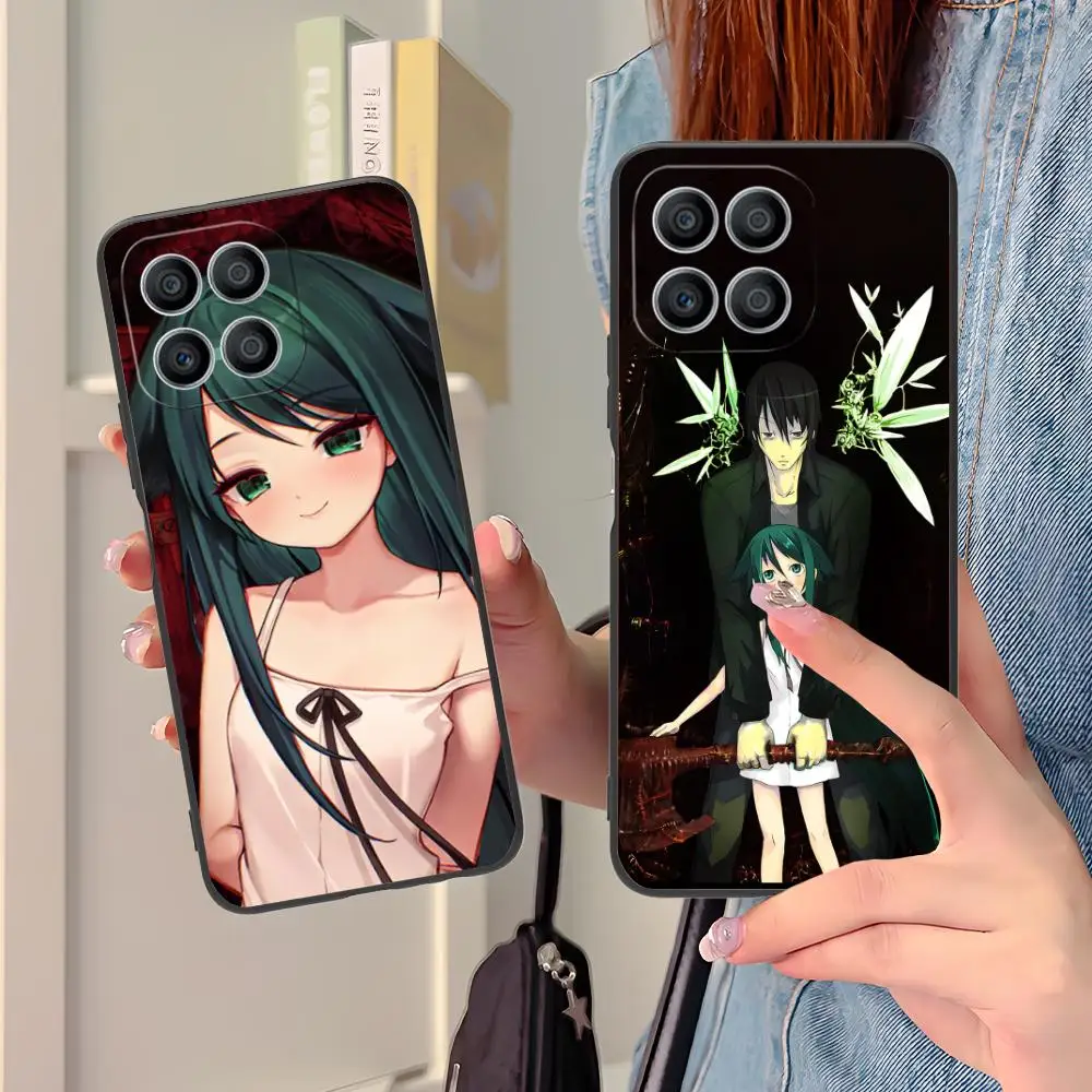 Saya no Uta حافظة هاتف محمول لهاتف Honor 90 80 70 60 50 30 20 10 9 8 7 Pro S SE Lite 5G غطاء طباعة ملون للهاتف الذكي