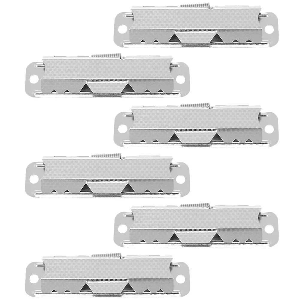6Pcs Metal Bill Clips Office Binder Clips Large Clipboard Clamps Paper Document Organizer School Supplies Strong Clamping Grip