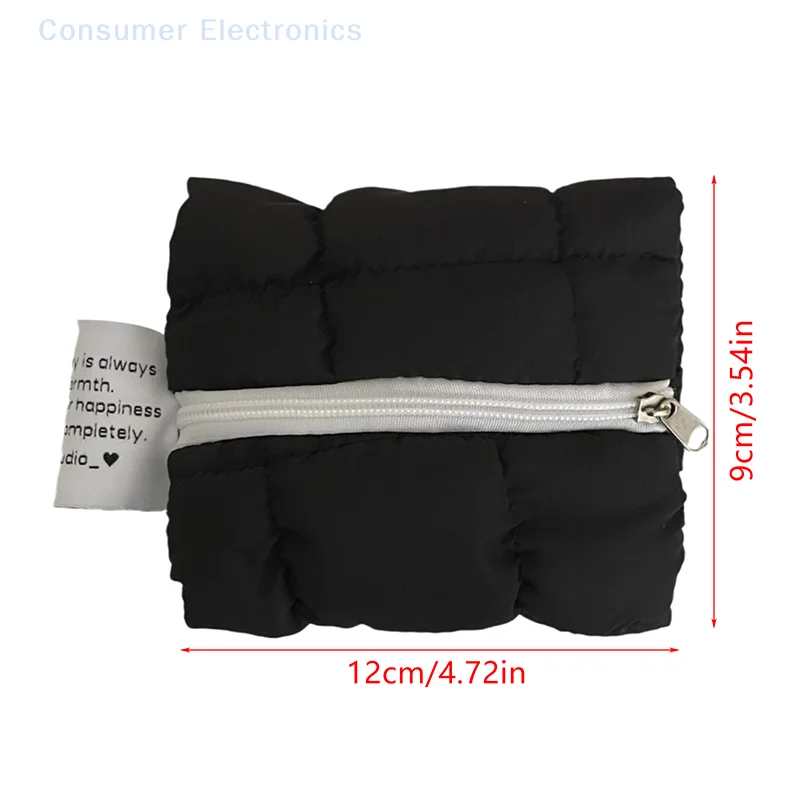 Korean Ins Cloud Coin Purse Cute Portable Small Wallet Solid Color Money Change Pouch Zipper Cosmetic Bag For Girls Gifts