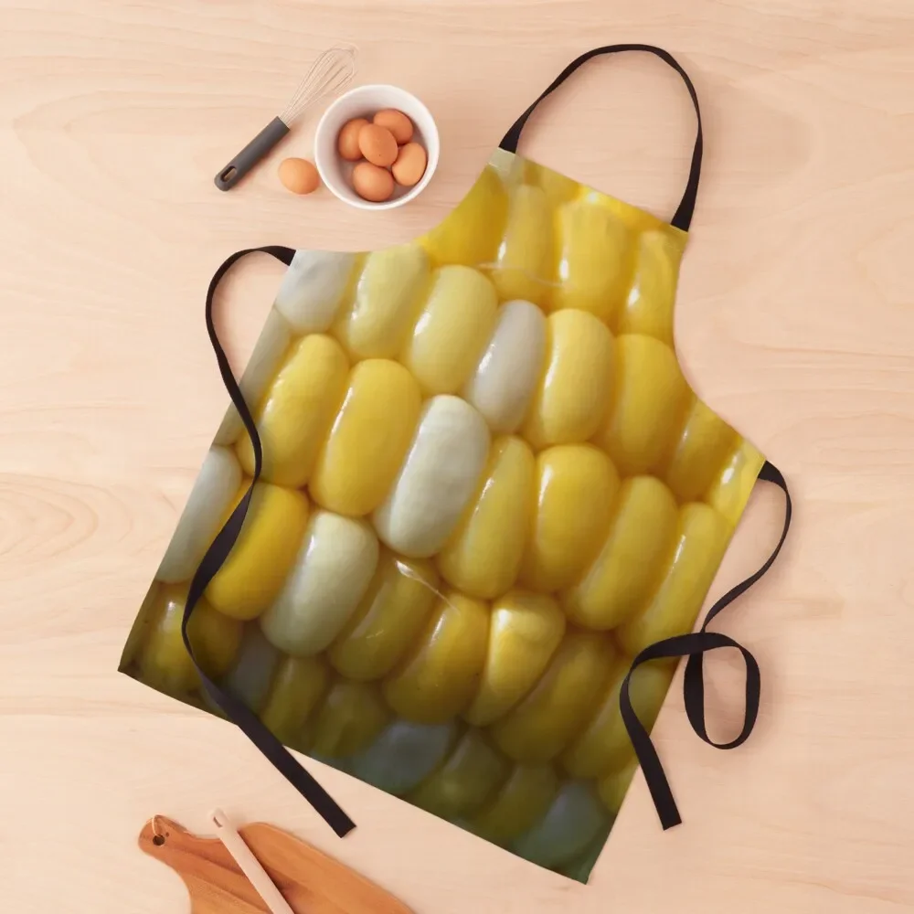 

Close up of Delicious Corn on the Cob Apron Children'S Barber Apron