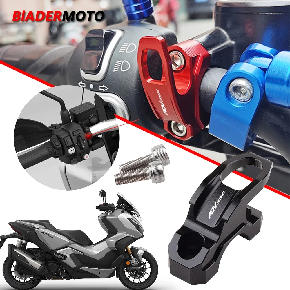 2024 New For Honda ADV350 ADV 350 Motorcycle Accessories CNC Brake Master Cylinder Holder Clamp Bracket Bag Hook Helmet Hanger