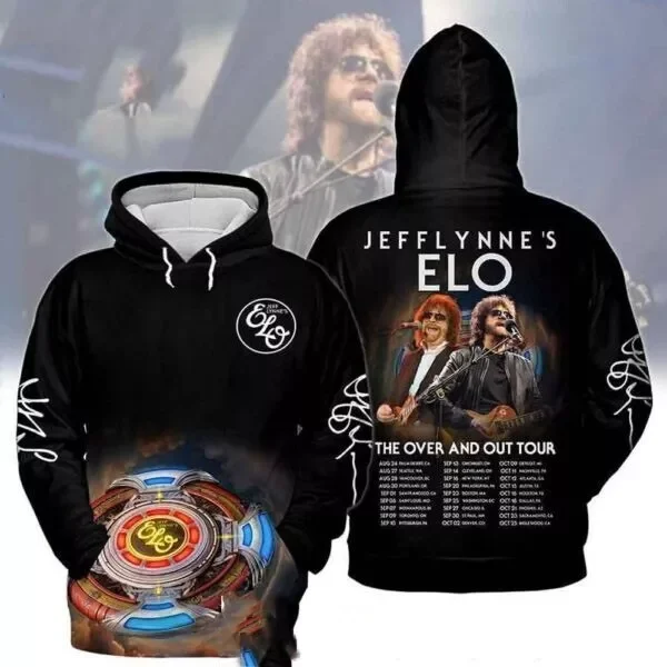 Electric Light Orchestra ELO Rock Hoodies Male 3D Print Men Women Tracksuit Sweatshirts Y2k Coat Oversized Street Men's Clothing