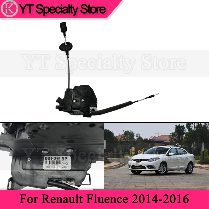 Kamshing 805026509R 805034502R bloque de bloqueo de puerta de coche para Renault Fluence 2014-2016 mecanismo de bloqueo de puerta actuador de Motor