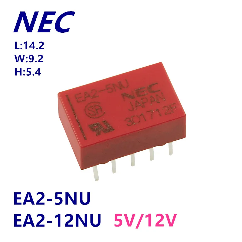 5Pcs Signal Relay EA2-5NU EA2-12NU 5V 12V Can replace TQ2-5V ATQ209 A5W-K G6H