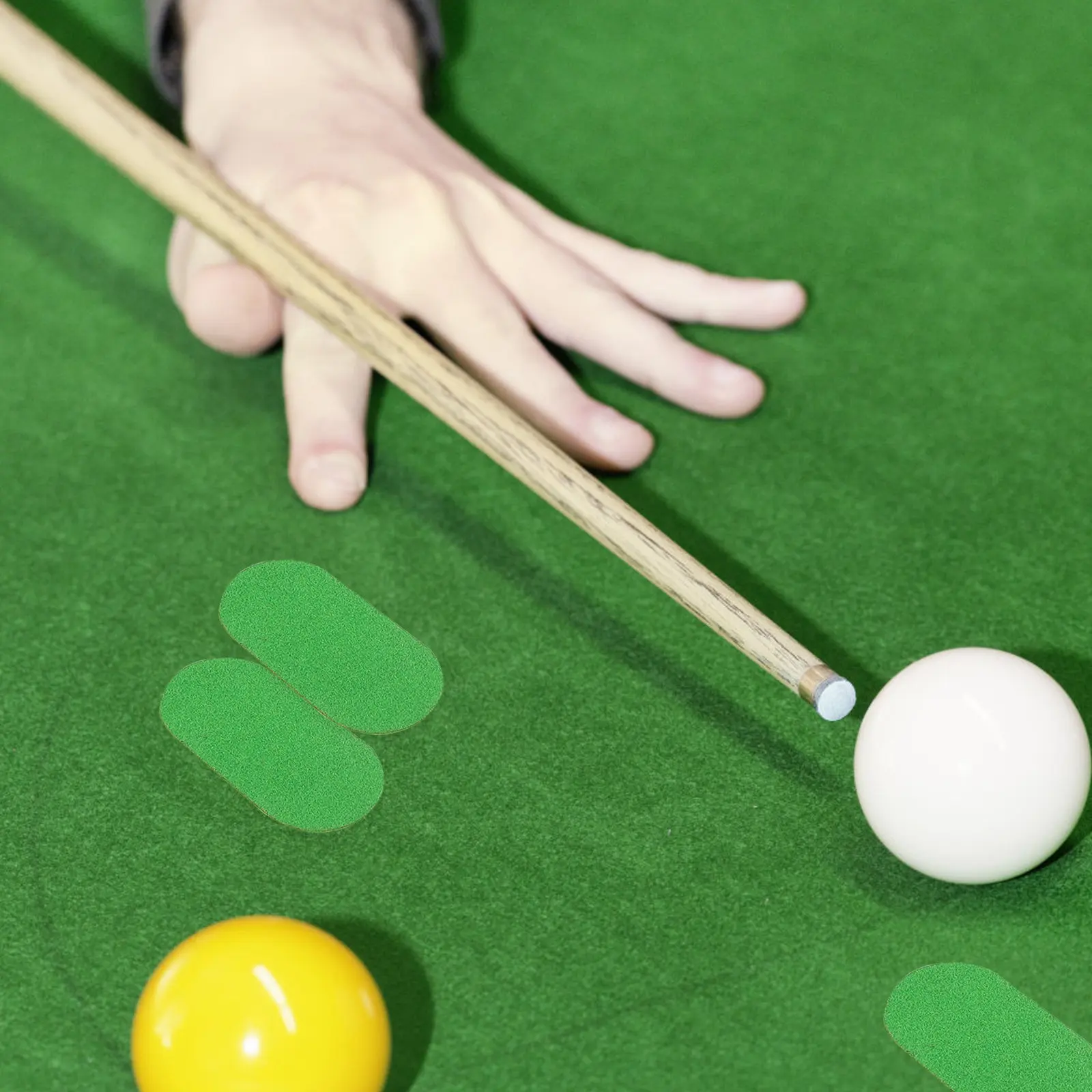 

1 Sheet Pool Table Marker Patches Green Self-Adhesive Billiard Cloth Repair Kit Mending Stickers For Snooker Table Accessory