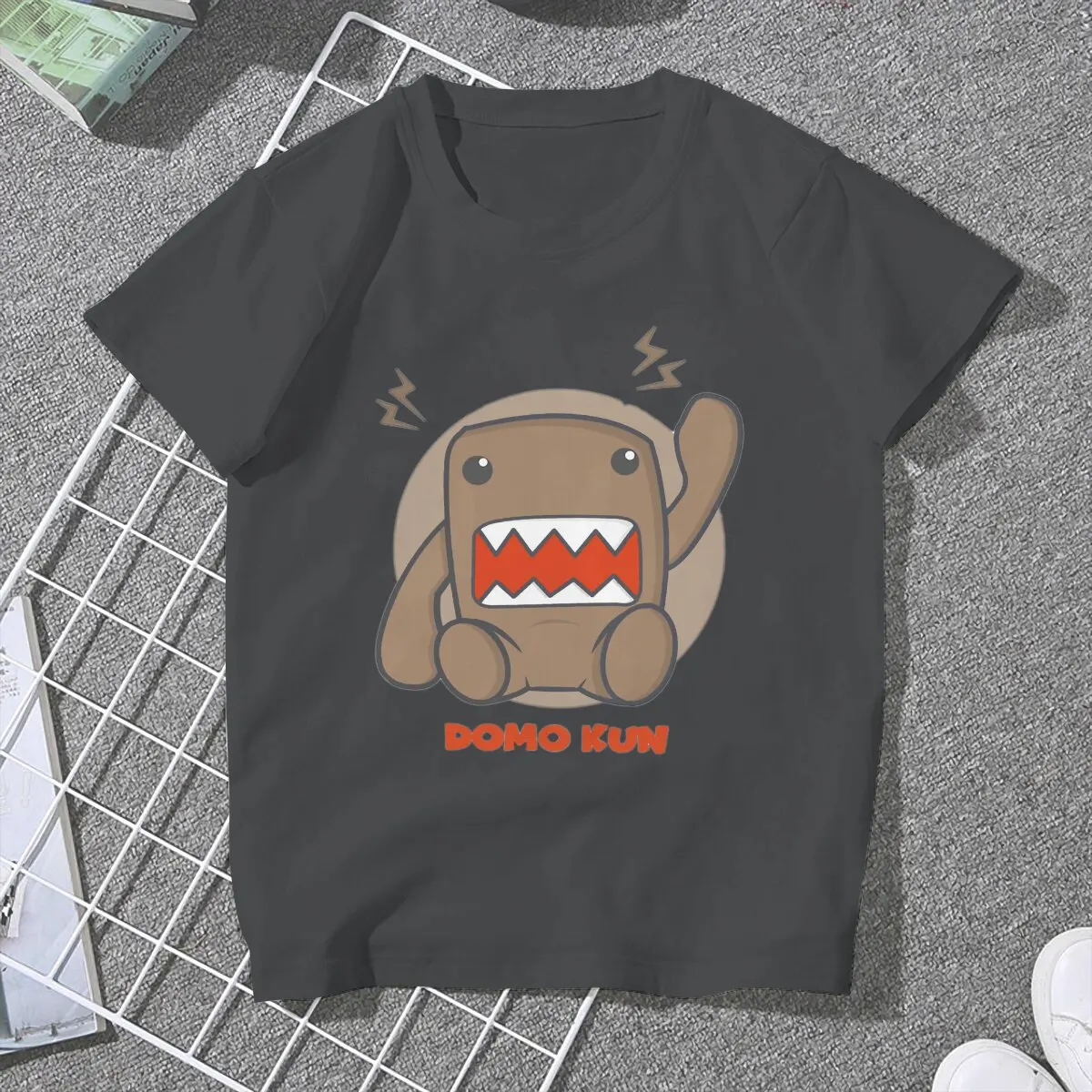 Women Dome Kun RAWR Classic T Shirts Domo Kun 100% Cotton Clothes Vintage Short Sleeve O Neck Tees New Arrival T-Shirts