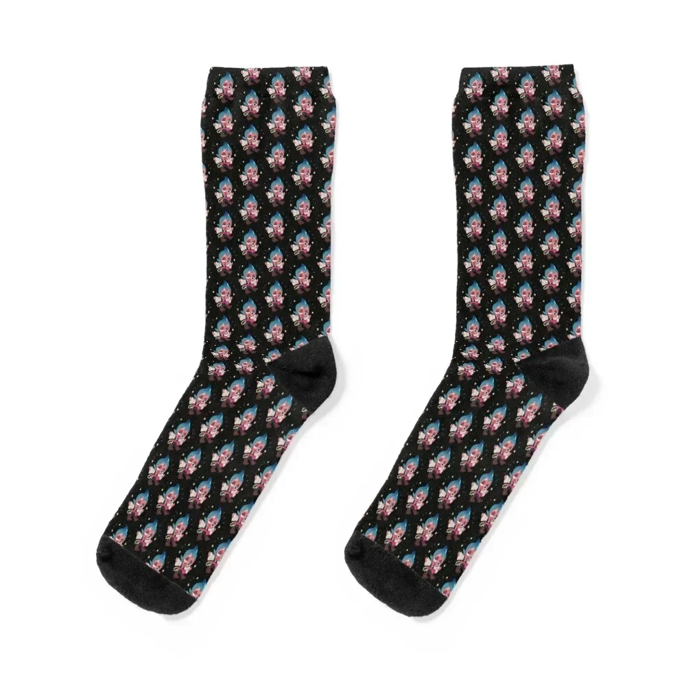 

sorbet shark cookie character Socks retro aesthetic summer Socks Girl Men's