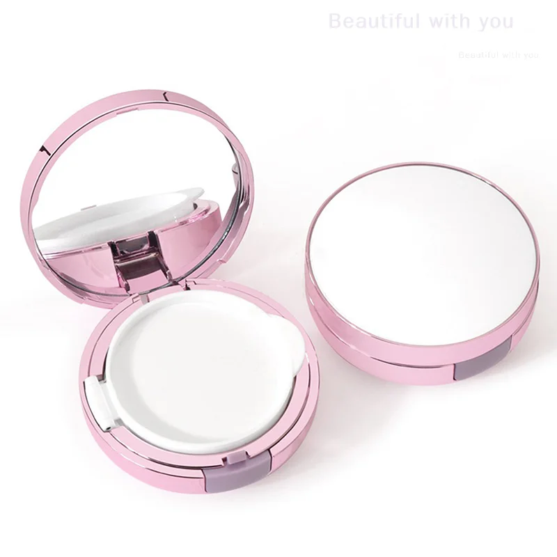 15g Empty Air Cushion Puff Box Portable Cosmetic Makeup Case Container With Powder Sponge Mirror For BB Cream Foundation