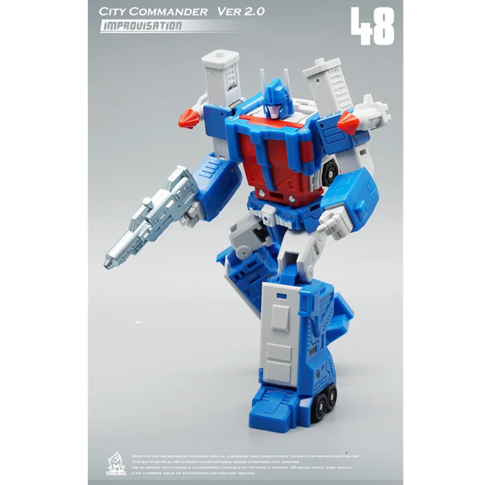 Imagem -02 - Transformação Mft Mf48 Mf48 Ultra Magnus um Ver2.0 Cidade Comandante Ação Figure Robot Brinquedos com Caixa