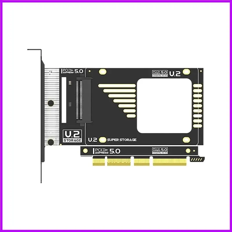 

PCIe5.0 to U.2 SFF 8639 Adapter Allowing Connection of Several NVMe Drive Simultaneously Enhances Storage Multi Channel
