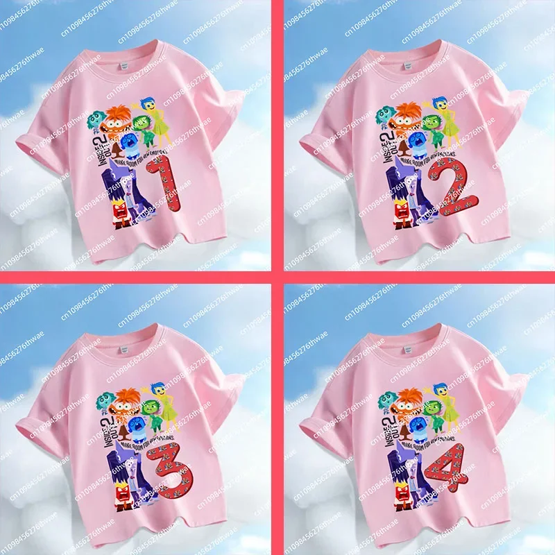 

Brainy Squad Disney 1-12 Years Old Gift for Kids T-Shirt Boys and Girls Cartoonish Casual Shirt for Sports Short Sleeve Shirt