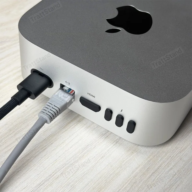 Weicher Silikon-Anti-Staub-Stecker für Apple Mac Mini M4 Pro 2024, staubdichte Schnittstellenabdeckung, Zubehör