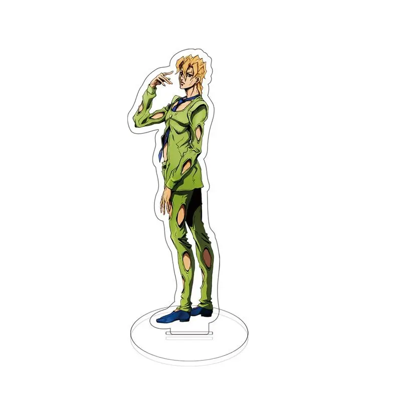 Anime JoJo Bizarre Adventure Cute Cosplay Acrylic Stand Model Cartoon Figure Plate Desk Decor Standing Sign Jewelry Friend Gifts