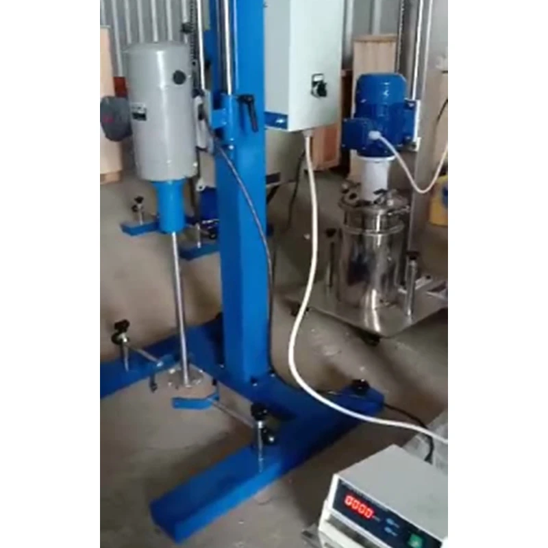 Small Hand-operated Lifting Paint Frequency Dispersion Machine Paint Mixer Latex Paint Grinding and Homogenizing Machine