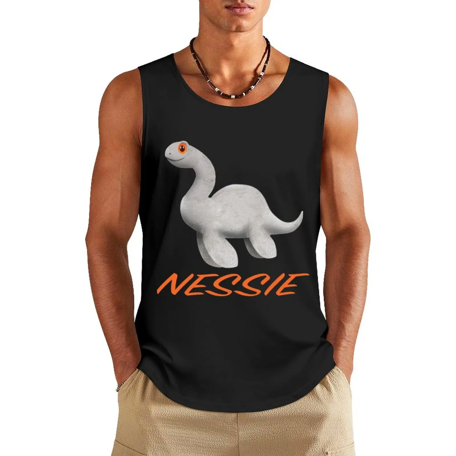 Nessie Tank Top Top basketball Men sleeveless tee