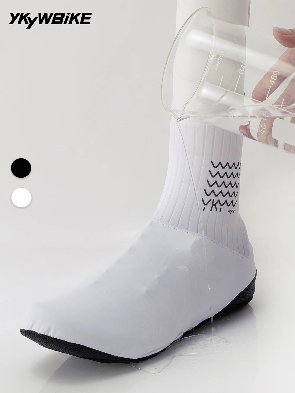 AliExpress YKYWBIKE 2026 Cycling Shoes Cover Aerodynamic Waterproof Overshoes Black Bicycle Accessorie White Road Bike Short Overshoes