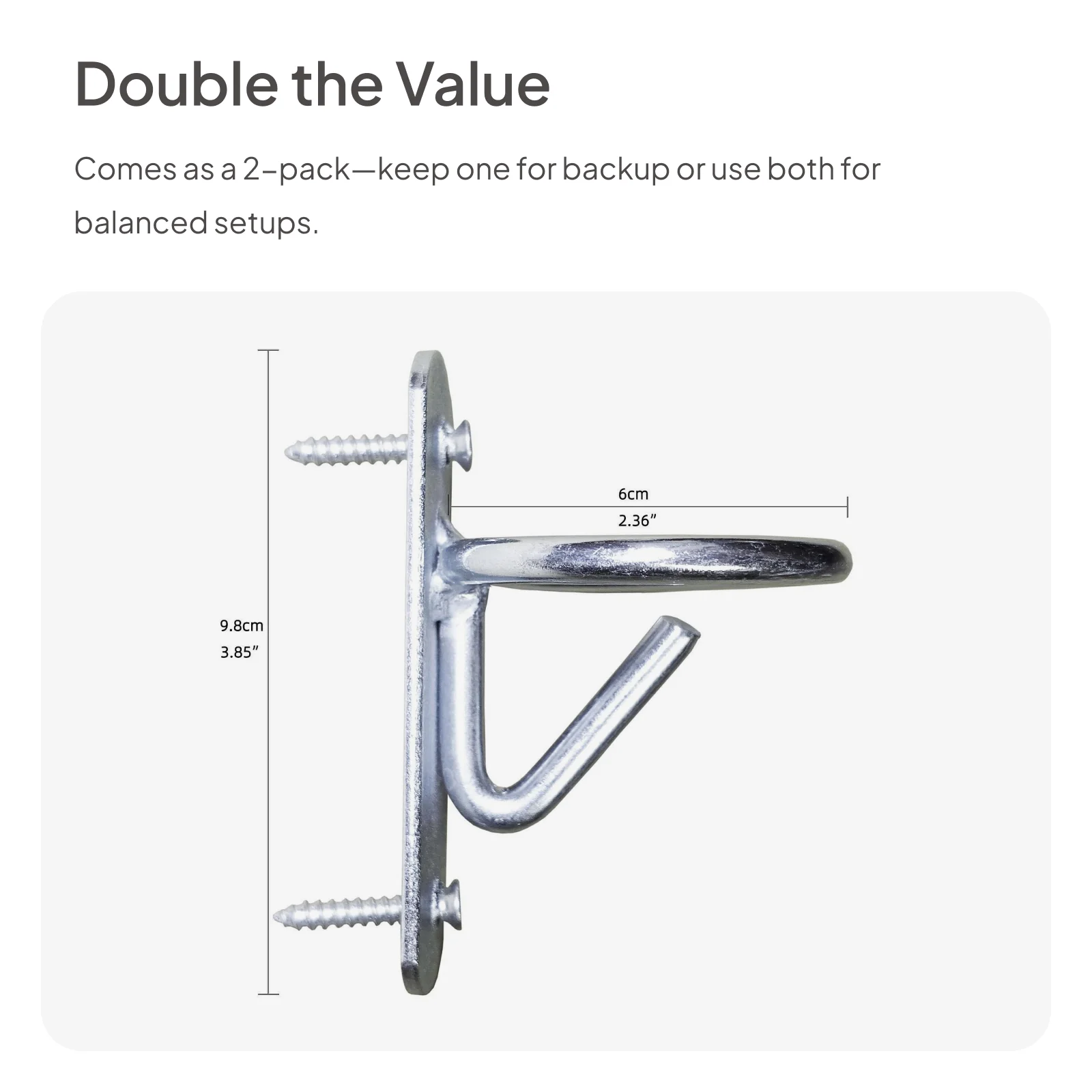 Strong Load Bearing Equestrian Bucket Hanger Iron Wall Mounted Stable Accessory for Horse Feed Farm Use