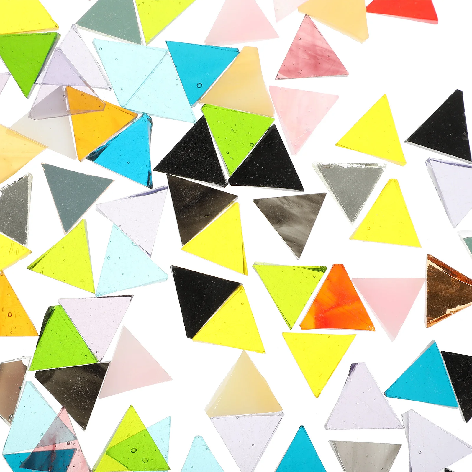 

DIY Glass Mosaic Pieces Mixed Color Creative Home Decoration Durable Smooth Surface Tiles Tiles Glass Mosaics Pieces