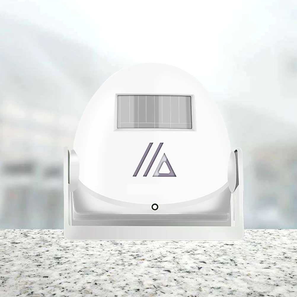 

Infrared Sensor Doorbell Modern Electronic Wide Angle Detection Smart Home Welcome Easy Install Adjustable Direction