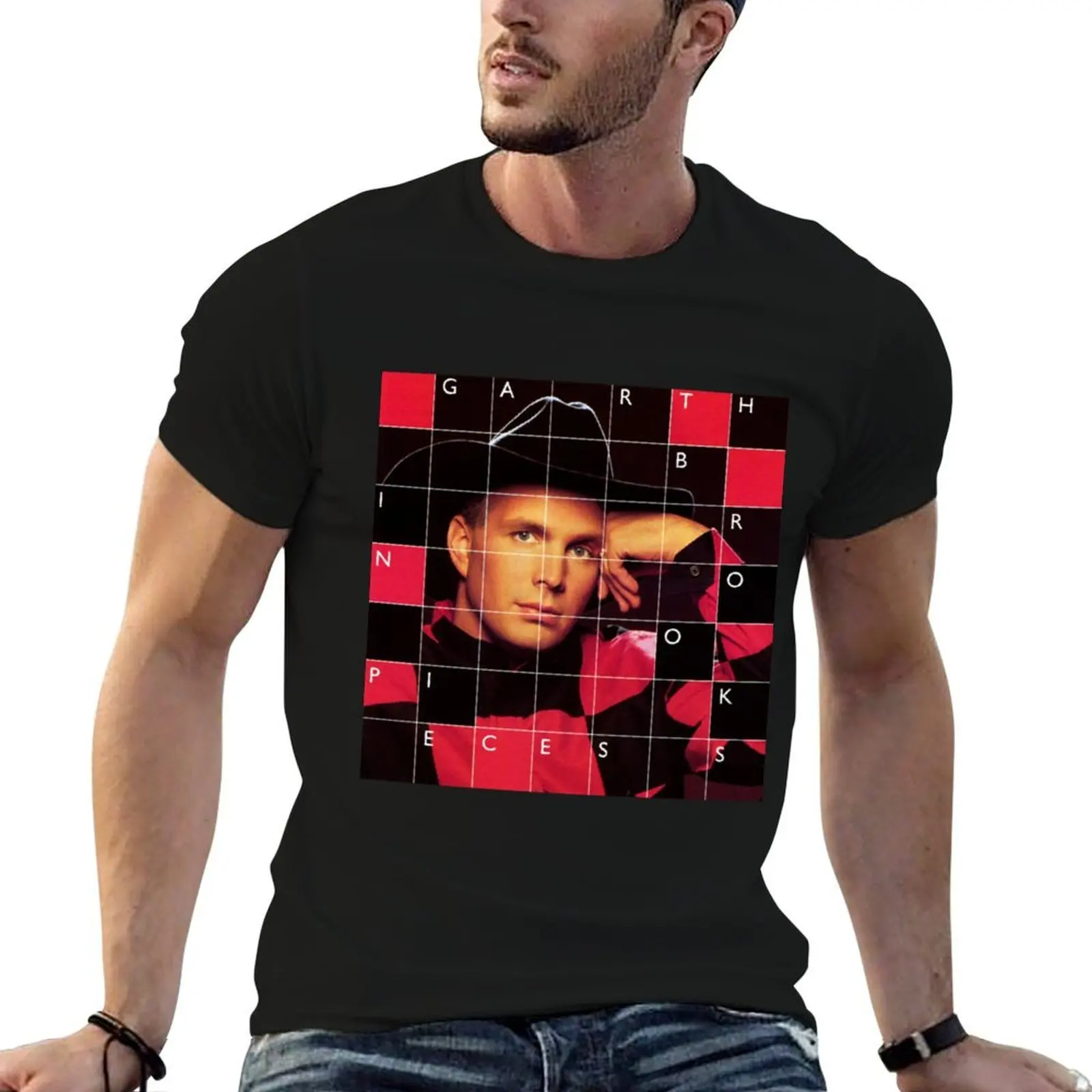 

Garth Brooks In pieces T-Shirt cotton t shirt man man t shirt cotton high quality man t shirt graphic T-shirt
