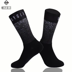 Mcycle-Calcetines aerodeslizantes de silicona para hombre, medias transpirables para Ciclismo, deporte, correr, bicicleta, Verano